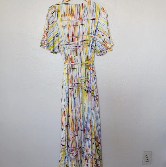 Jams World Viola Twist Adele Wrap Maxi Dress sz.L - Picture 8 of 16